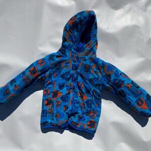 Columbia kids 4t Blue Multicolor Puffer Jacket